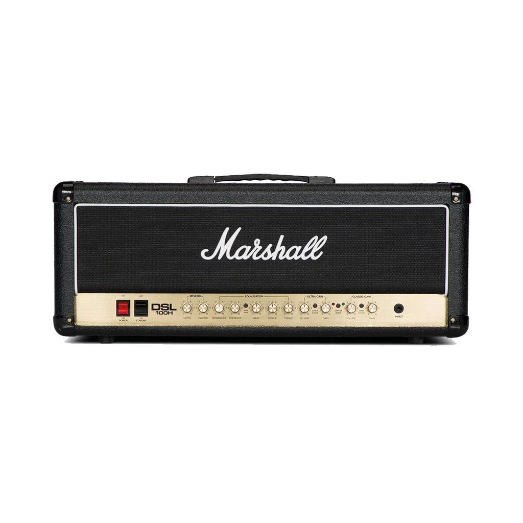 Marshall DSL100H Guitar Amplifier - 100W 2ch Valve Head Electric Guitar Amps