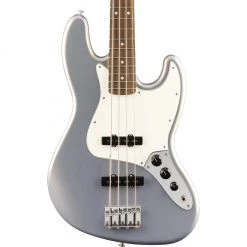 Fender - Player Jazz Bass - Silver - Pau Ferro Bass Guitars