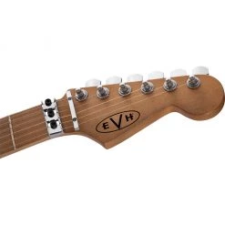 Electric Guitars EVH - Striped Series Frankie - Maple Fingerboard - Red With Black Stripes Relic