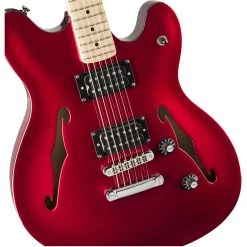 Squier - Affinity Starcaster - Candy Apple Red - Maple Fingerboard Electric Guitars