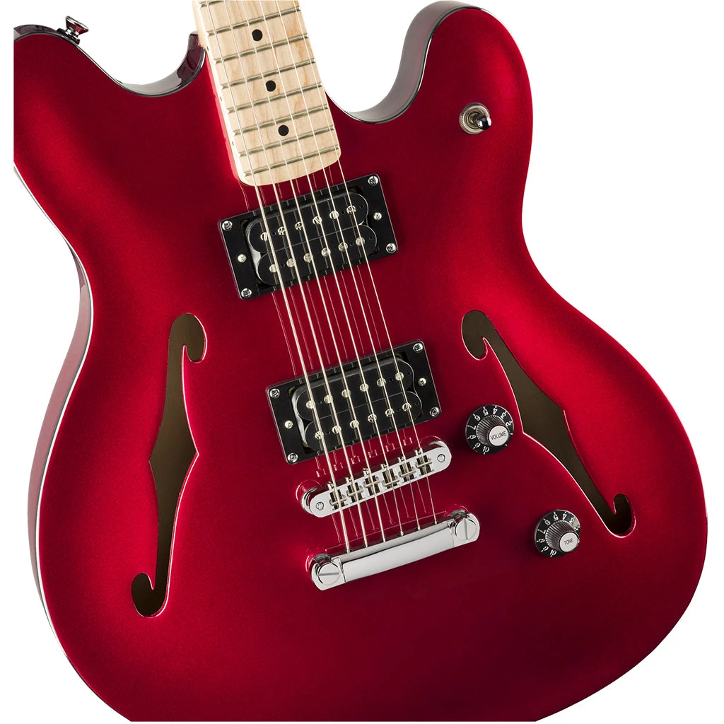 Squier - Affinity Starcaster - Candy Apple Red - Maple Fingerboard Electric Guitars