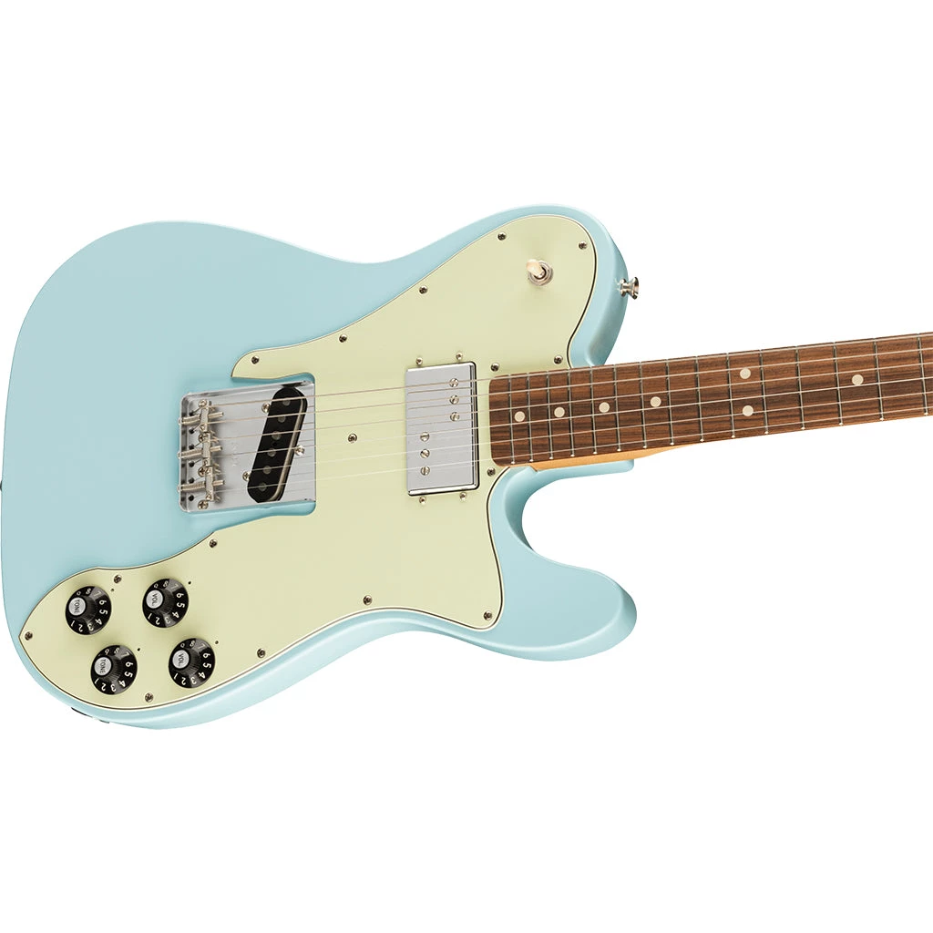 Fender - Vintera '70s Telecaster Custom - Sonic Blue - Pau Ferro Fretboard Electric Guitars