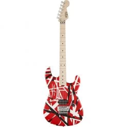 EVH Striped Series - Red With Black Stripes Electric Guitars