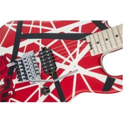 EVH Striped Series 5150 - Red, Black, White