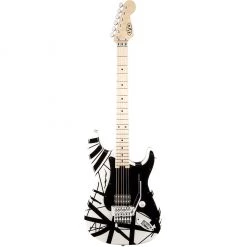 EVH Striped Series - White With Black Stripes Electric Guitars