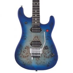 Electric Guitars EVH - 5150® Series Deluxe Poplar Burl, Ebony Fingerboard, Aqua Burst