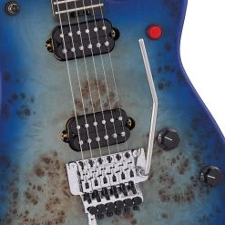 Electric Guitars EVH - 5150® Series Deluxe Poplar Burl, Ebony Fingerboard, Aqua Burst
