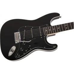 Fender Aerodyne II Stratocaster - Black - Rosewood Fretboard Electric Guitars