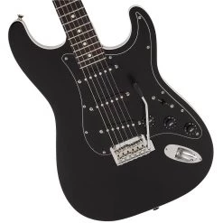 Fender Aerodyne II Stratocaster - Black - Rosewood Fretboard Electric Guitars