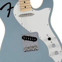 Fender - Made In Japan Limited F-Hole Telecaster® Thinline, Maple Fingerboard, Mystic Ice Blue Electric Guitars