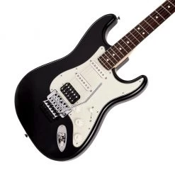 Fender - Made In Japan Limited Stratocaster® With Floyd Rose®, Rosewood Fingerboard, Black Electric Guitars