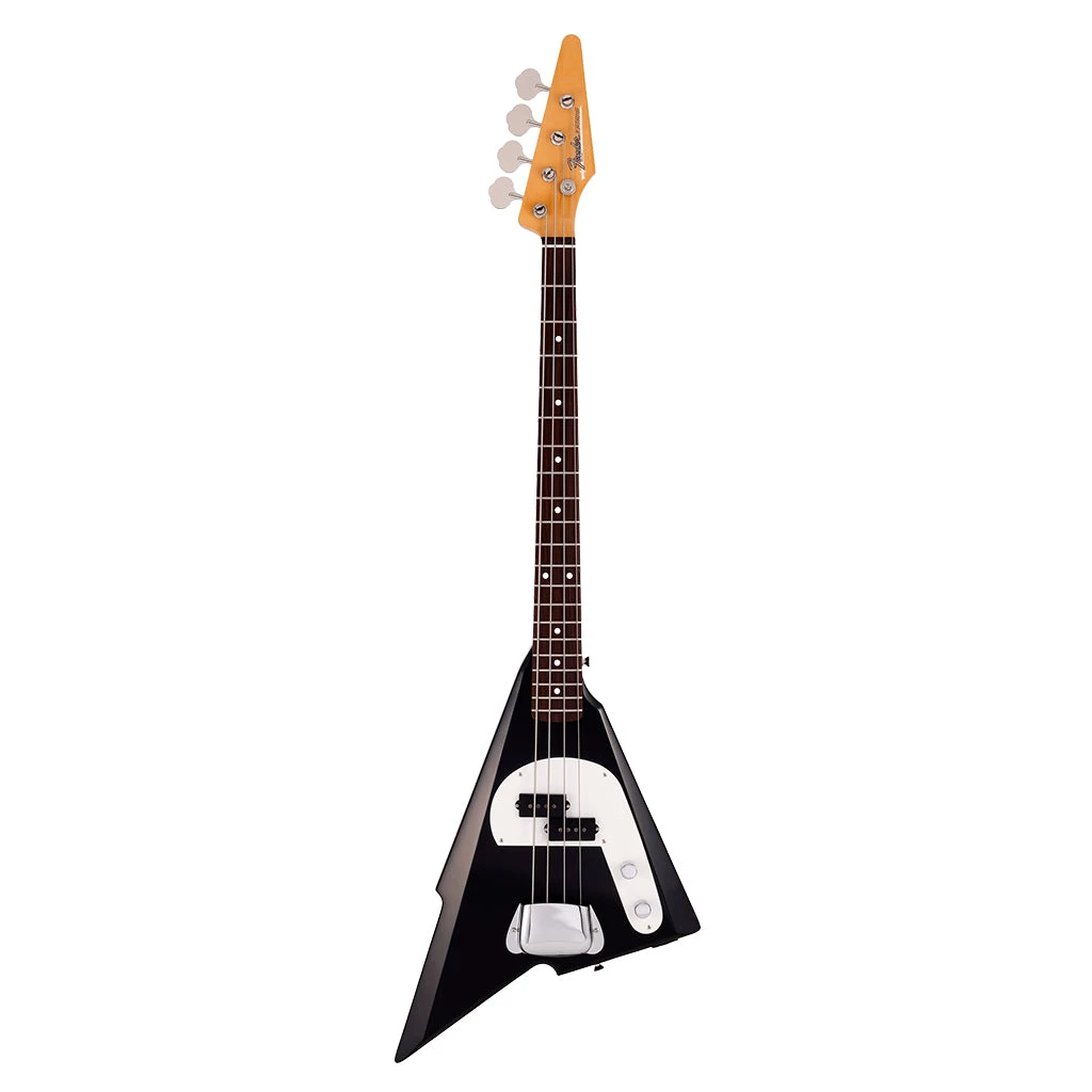 Fender - Hama Okamoto Fender® Katana Bass, Rosewood Fingerboard, Black Bass Guitars