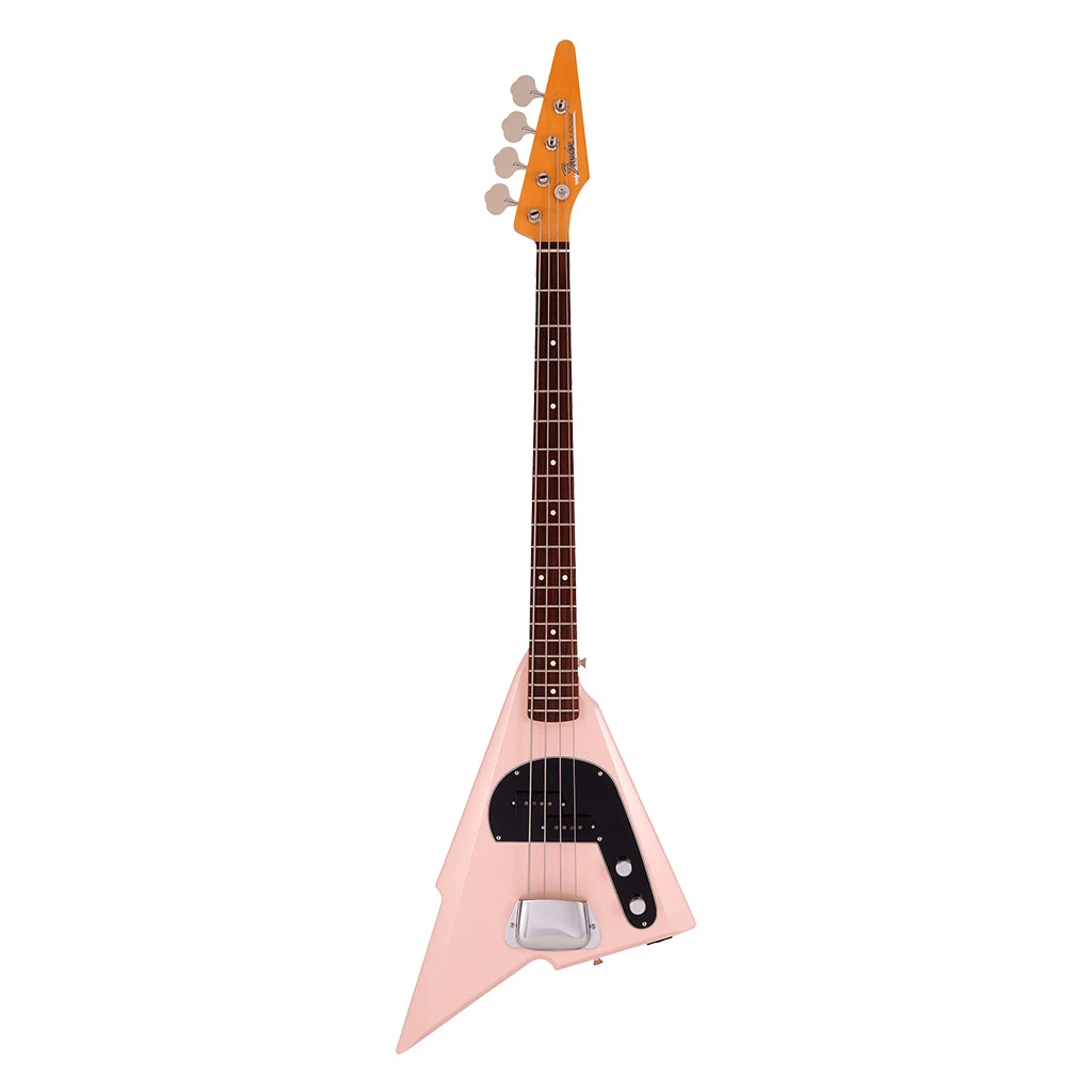 Bass Guitars Fender - Hama Okamoto Fender® Katana Bass, Rosewood Fingerboard, Shell Pink