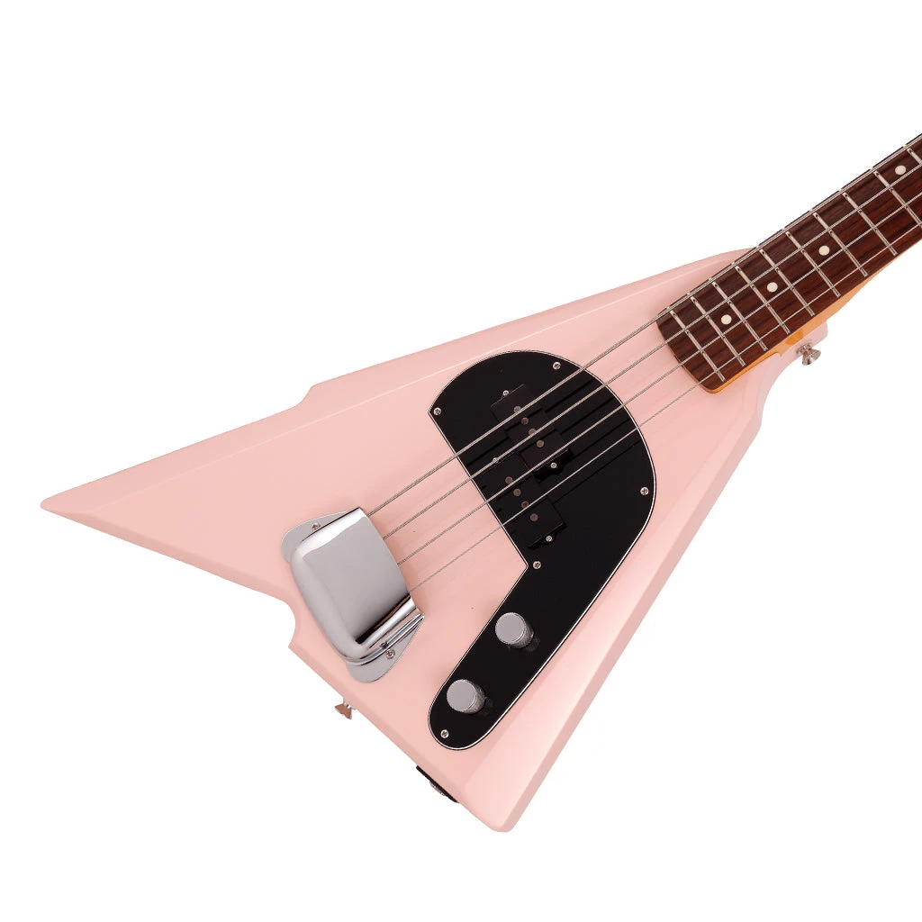 Bass Guitars Fender - Hama Okamoto Fender® Katana Bass, Rosewood Fingerboard, Shell Pink