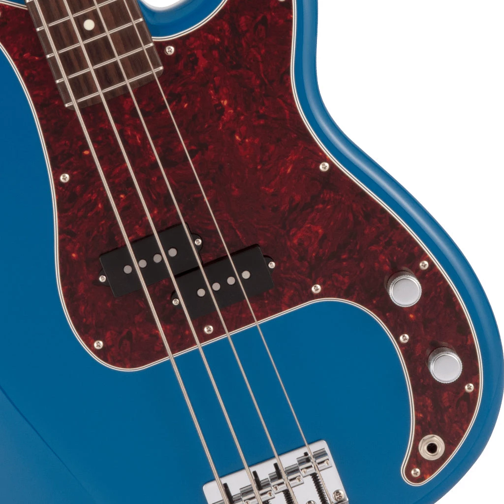 Fender - Made In Japan Hybrid II P Bass®, Maple Fingerboard, Forest Blue Bass Guitars