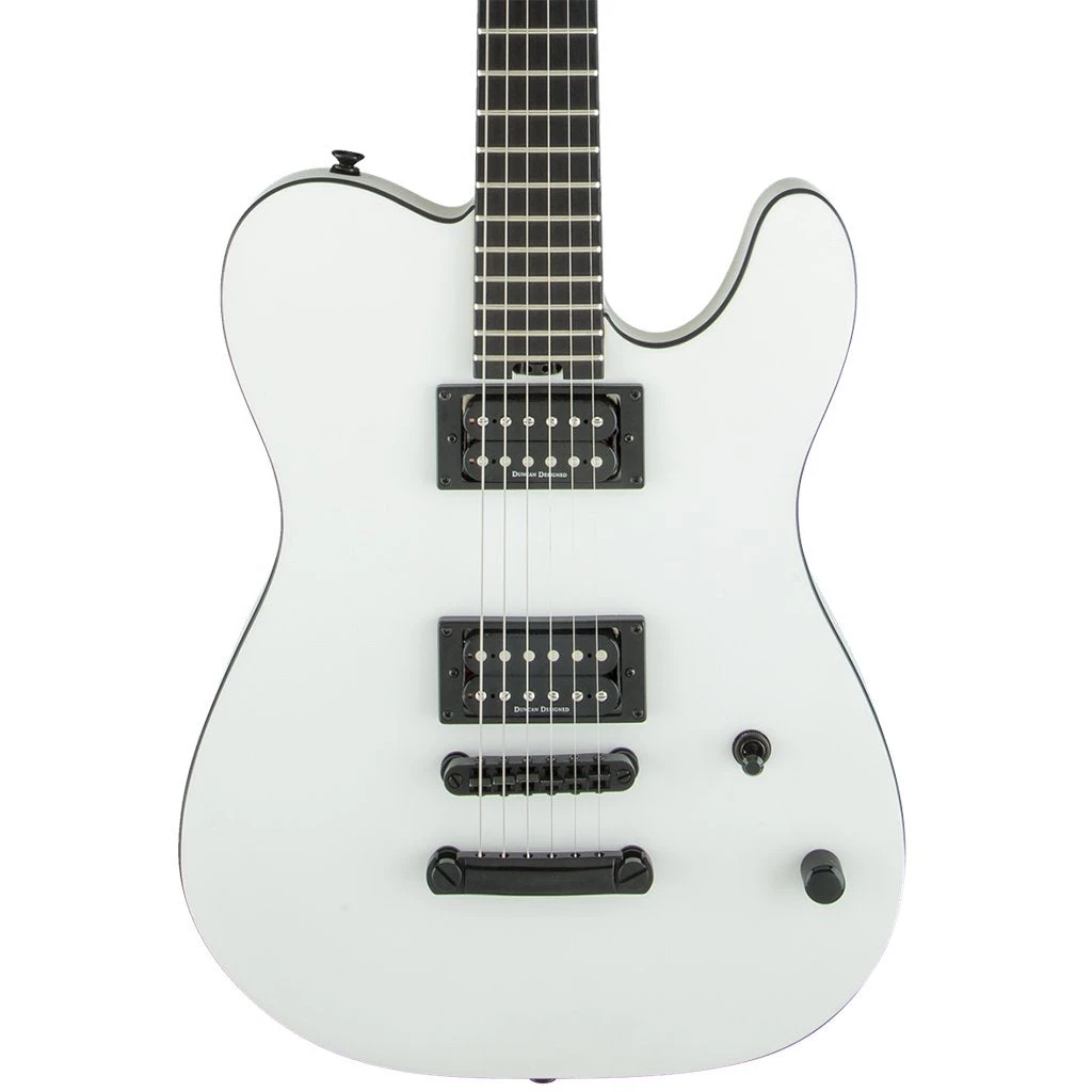Electric Guitars Charvel Joe Duplantier Pro Mod San Dimas S2 - Satin White - Ebony Fingerboard