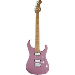 Electric Guitars Charvel Pro Mod DK24 - Satin Burgundy Mist - Caramelised Maple Fingerboard