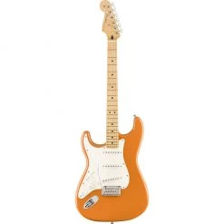 Fender Player Stratocaster Left Handed - Capri Orange - Maple Neck Electric Guitars
