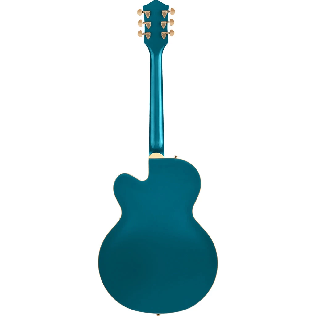 Gretsch - G2410TG Streamliner™ Hollow Body Single-Cut With Bigsby® And Gold Hardware - Laurel Fingerboard - Ocean Turquoise Electric Guitars