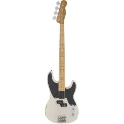 Fender Roadworn Mike Dirnt Precision Bass - White Blonde - Maple Fretboard Bass Guitars