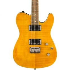 Electric Guitars Fender Custom Telecaster HH - Flame Maple Amber - Laurel
