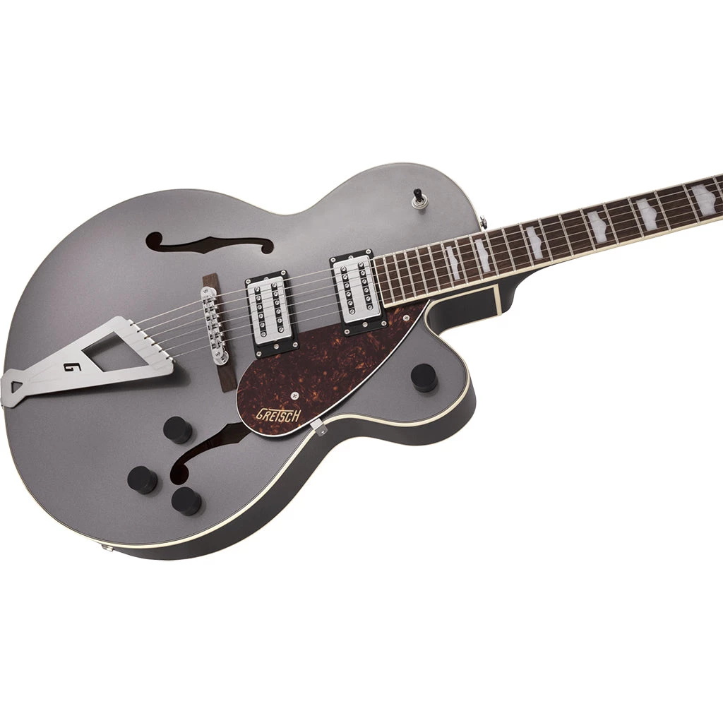 Electric Guitars Gretsch G2420 Streamliner Hollow Body Electric Guitar With Chromatic II, Broad'Tron BT-2S Pickups, Laurel Fingerboard In Phantom Metallic