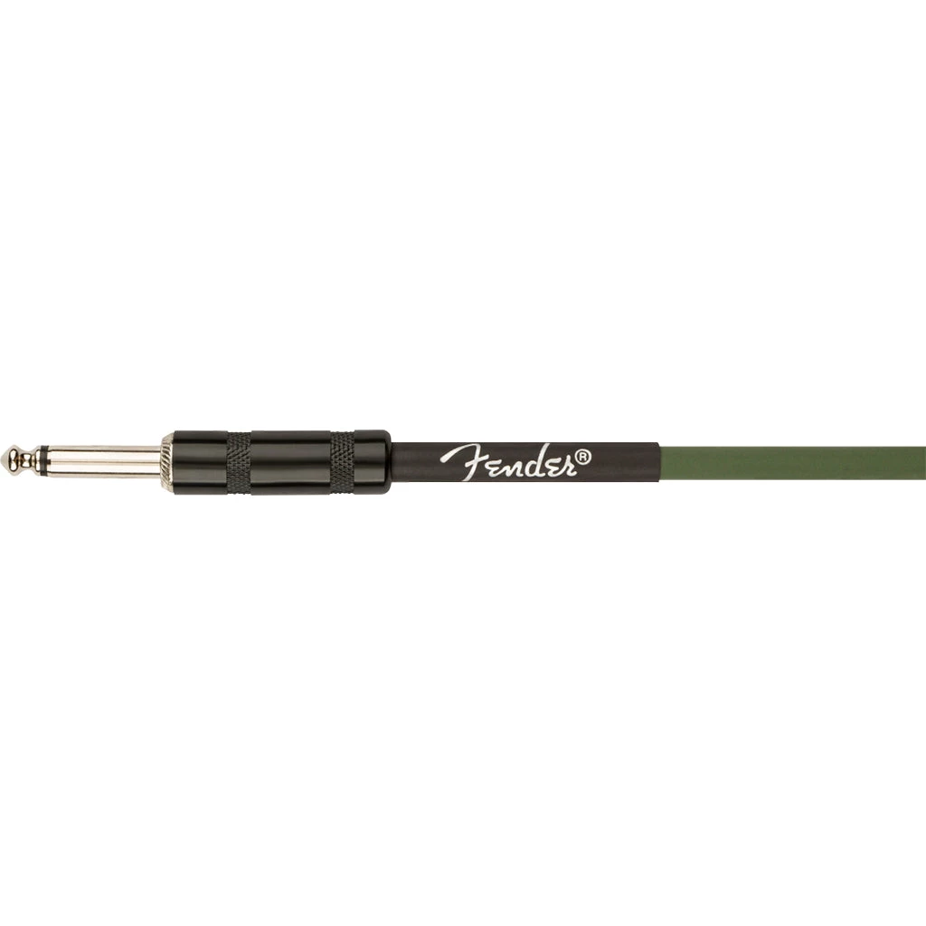 Fender - Strummer Pro 13' Instrument Cable, Drab Green