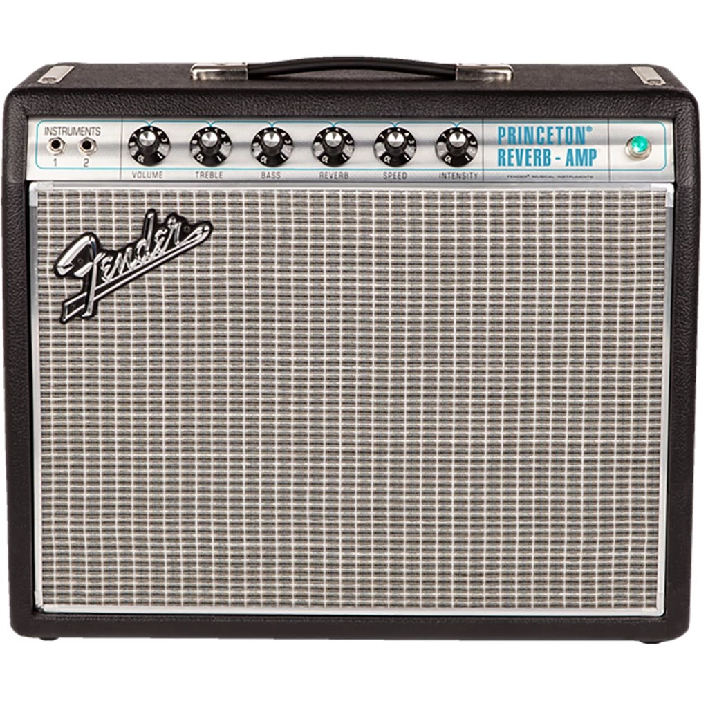Fender 68 Custom Princeton Reverb - 12W 1X10 Combo Tube Amp Electric Guitar Amps