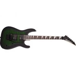 Jackson Guitar - Js Series Dinky Arch Top JS32Q - Transparent Green Burst - Amaranth Fingerboard Electric Guitars