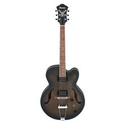 Electric Guitars Ibanez AF55 - Transparent Black Flat