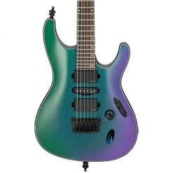Electric Guitars Ibanez S671ALB BCM Axion Label - Blue Chamelion