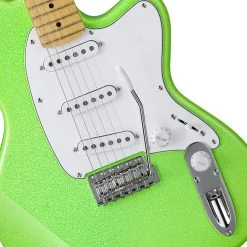 Electric Guitars Ibanez - YY10 Yvette Young Signature Model - Slime Green Sparkle