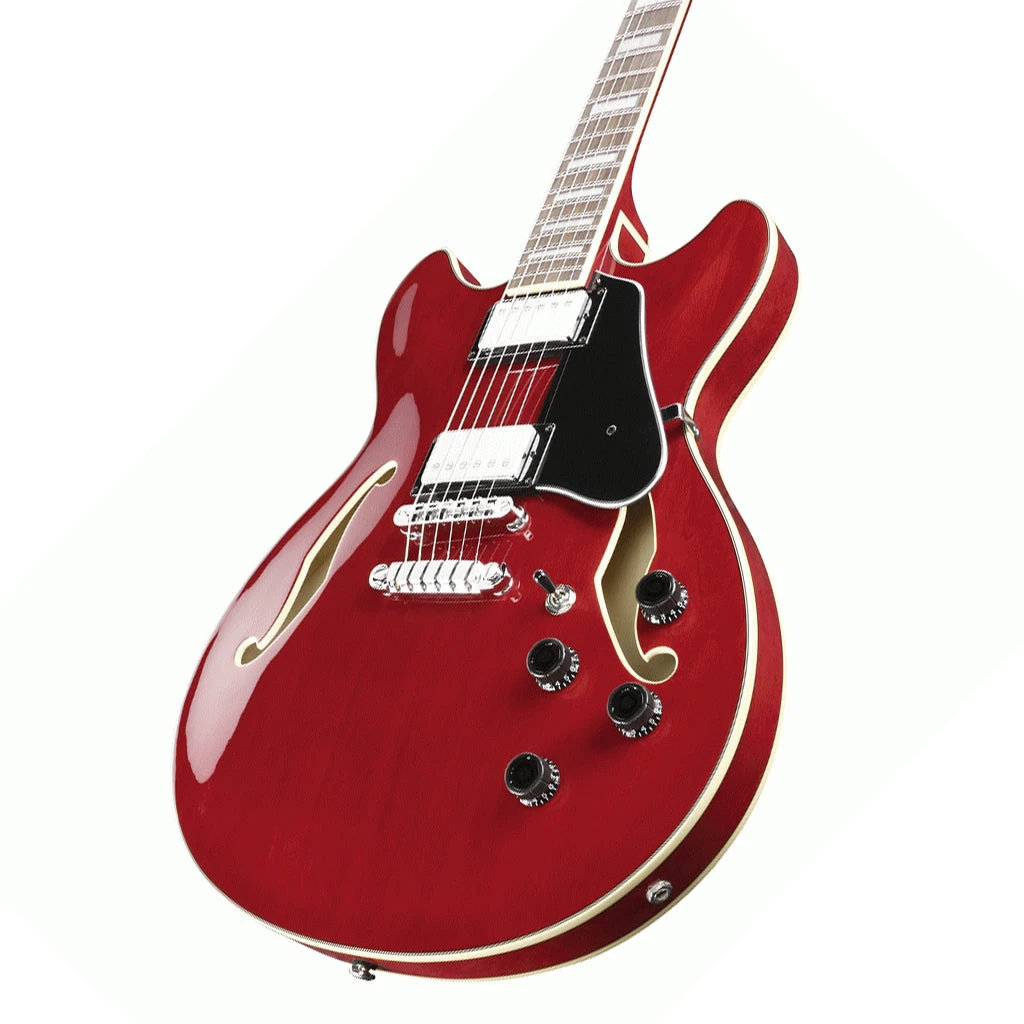 Electric Guitars Ibanez - AS73 Artcore Electric Guitar - Transparent Cherry Red