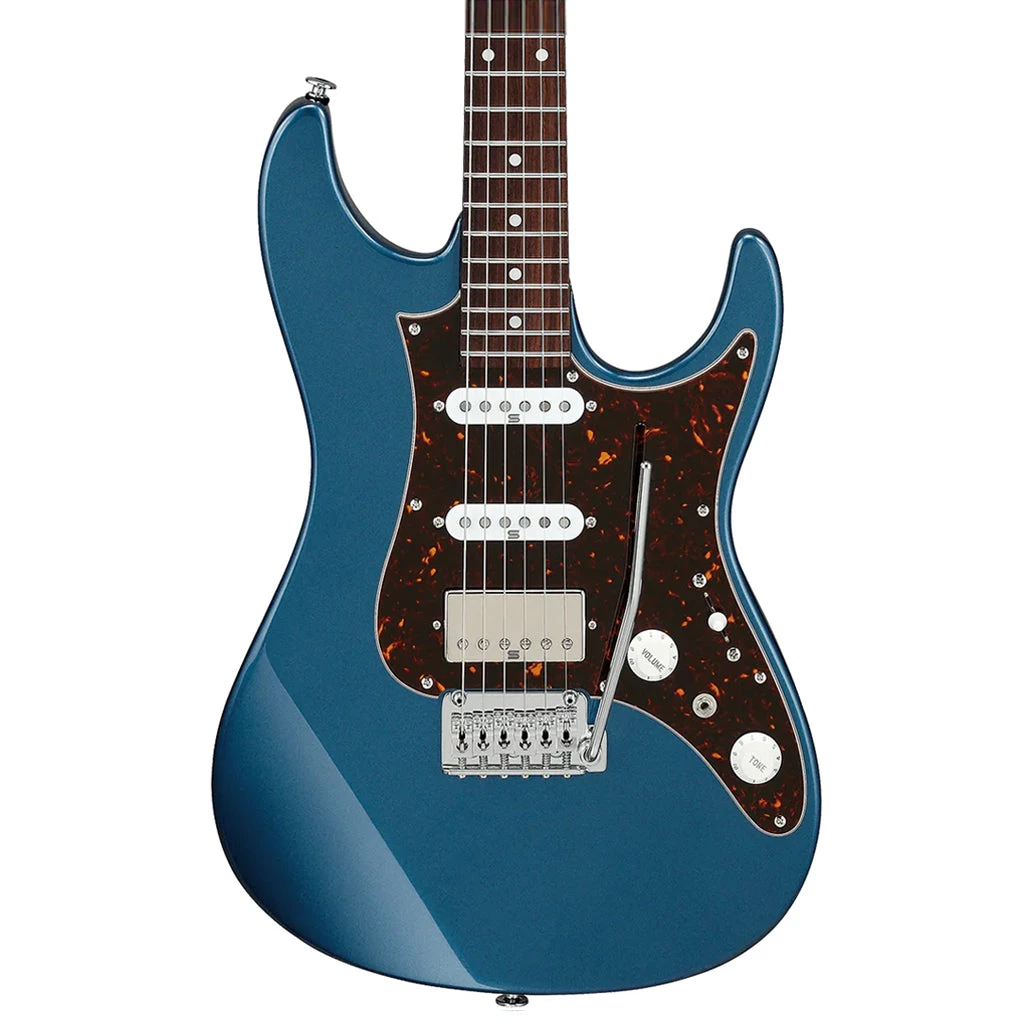 Electric Guitars Ibanez - AZ2204N Prestige Electric Guitar With Case - Prussian Blue Metallic