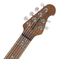 Ernie Ball Music Man JP15 - Tiger Eye Quilt Top - Figured Roasted Maple/Maple - No Pickguard