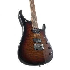 Ernie Ball Music Man JP15 - Tiger Eye Quilt Top - Figured Roasted Maple/Maple - No Pickguard