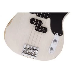 Fender Roadworn Mike Dirnt Precision Bass - White Blonde - Maple Fretboard Bass Guitars