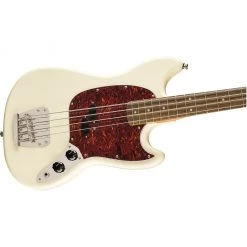 Bass Guitars Squier Classic Vibe 60's Mustang Bass - Olympic White - Laurel