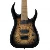 Jackson - Pro Series Signature Misha Mansoor Juggernaut HT7P - Black Burst Burl - Caramelised Maple Fingerboard