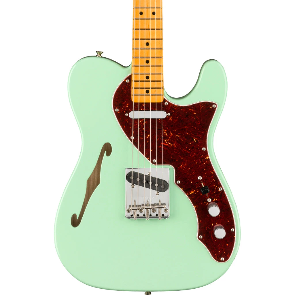 Fender American Original 60s Thinline Telecaster - Surf Green - Maple Fretboard Electric Guitars