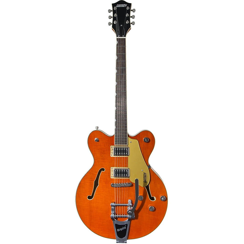 Gretsch - G5622T Electromatic Center Block Double-Cut With Bigsby - Orange Stain Electric Guitars