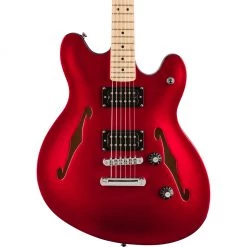 Squier - Affinity Starcaster - Candy Apple Red - Maple Fingerboard Electric Guitars