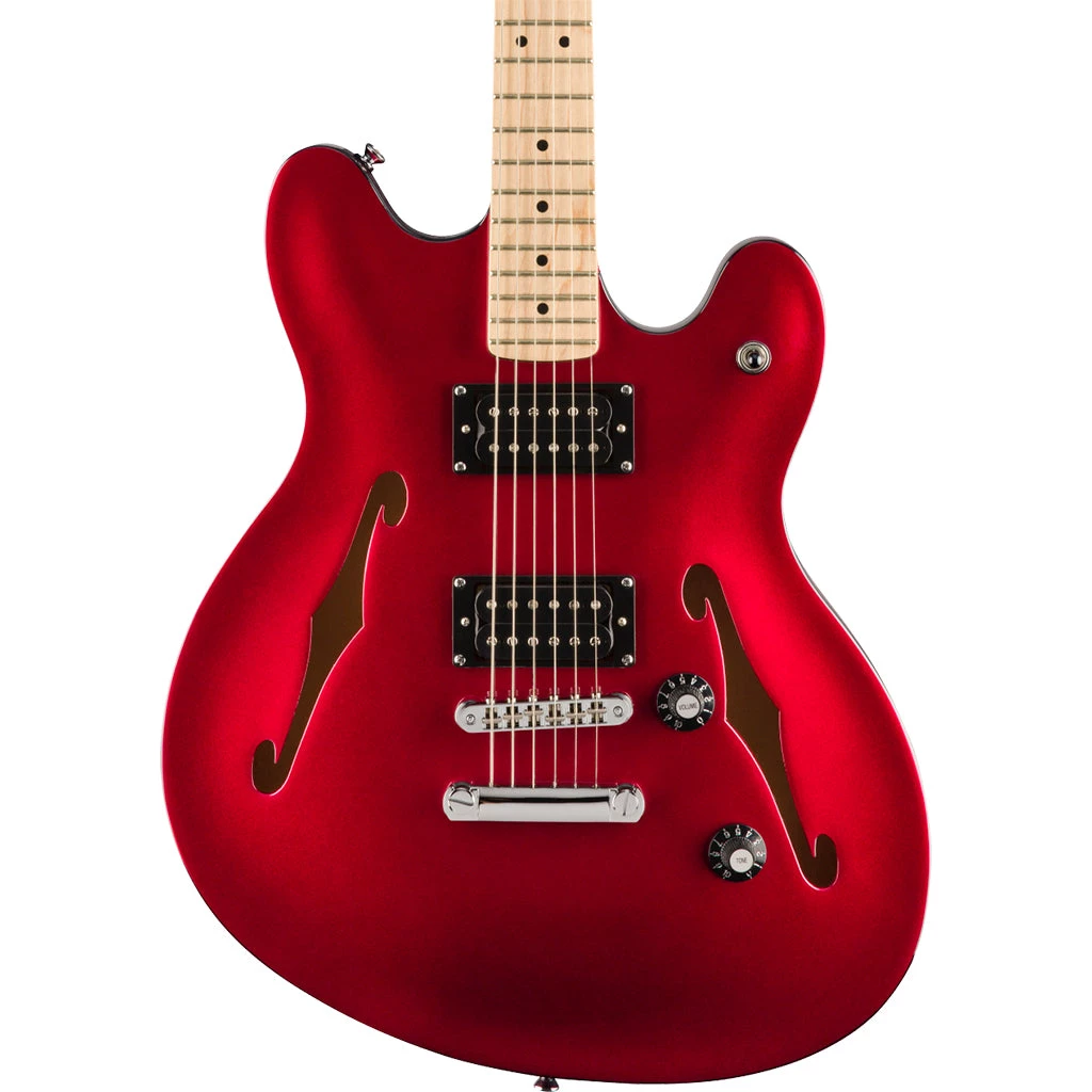 Squier - Affinity Starcaster - Candy Apple Red - Maple Fingerboard Electric Guitars