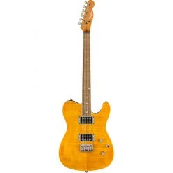 Electric Guitars Fender Custom Telecaster HH - Flame Maple Amber - Laurel