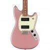 Electric Guitars Fender Player Mustang 90 - Burgundy Mist Metallic - Pau Ferro