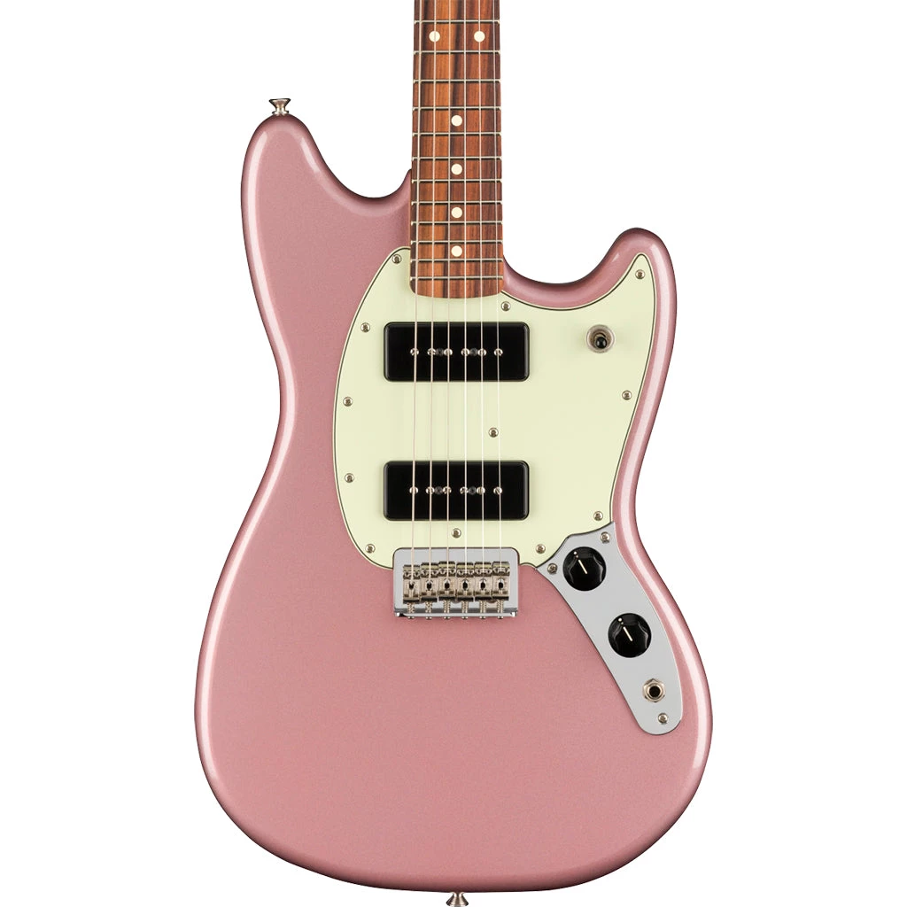 Electric Guitars Fender Player Mustang 90 - Burgundy Mist Metallic - Pau Ferro