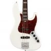 Fender American Ultra Jazz Bass - Arctic Pearl - Rosewood