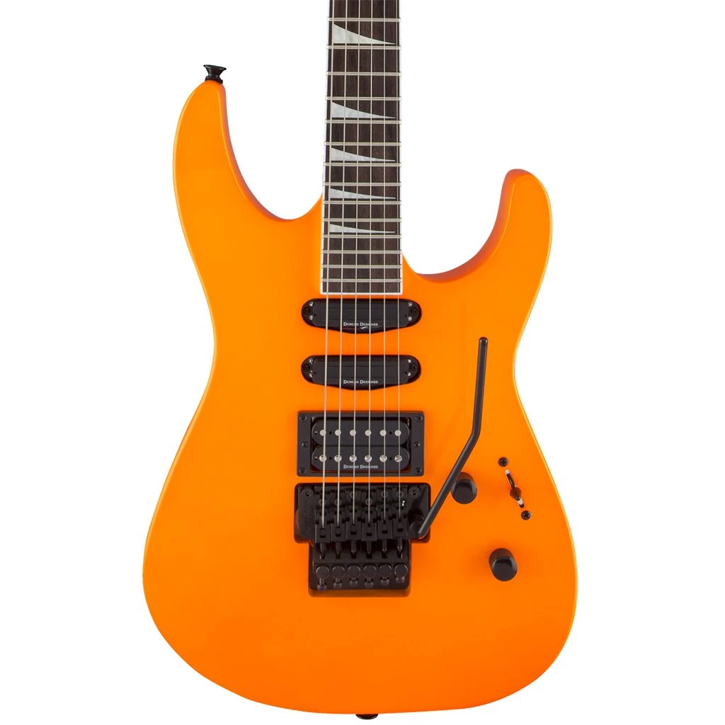 Electric Guitars Jackson - X Series Soloist SL3X - Neon Orange - Laurel Fingerboard