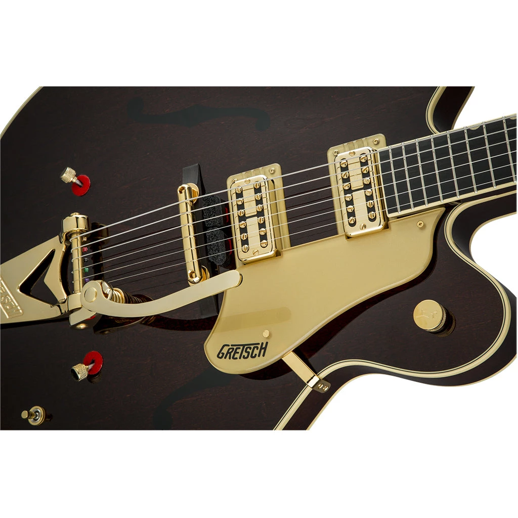 Gretsch - G6122T-62 Vintage Select Edition '62 Chet Atkins® Country Gentleman® - Ebony - Walnut Stain Electric Guitars