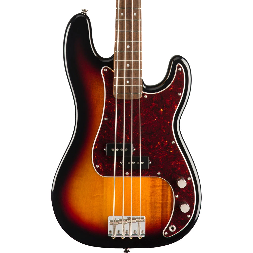 Bass Guitars Squier Classic Vibe 60's Precision Bass - 3 Tone Sunburst - Laurel